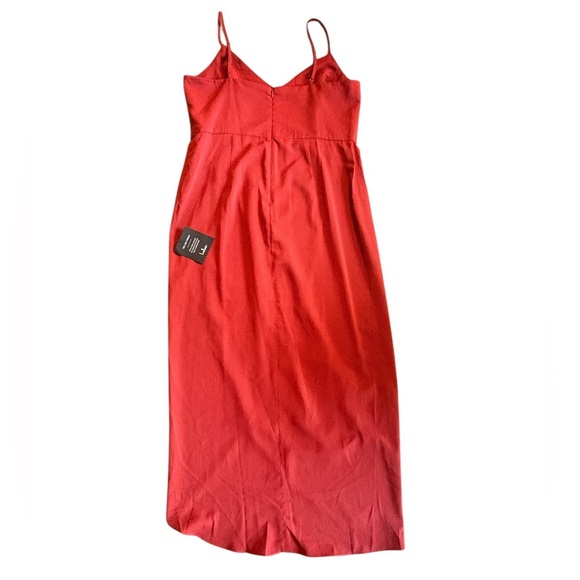 NWT Lulu’s Reinette Red Tulip Dress - Picture 5 of 8